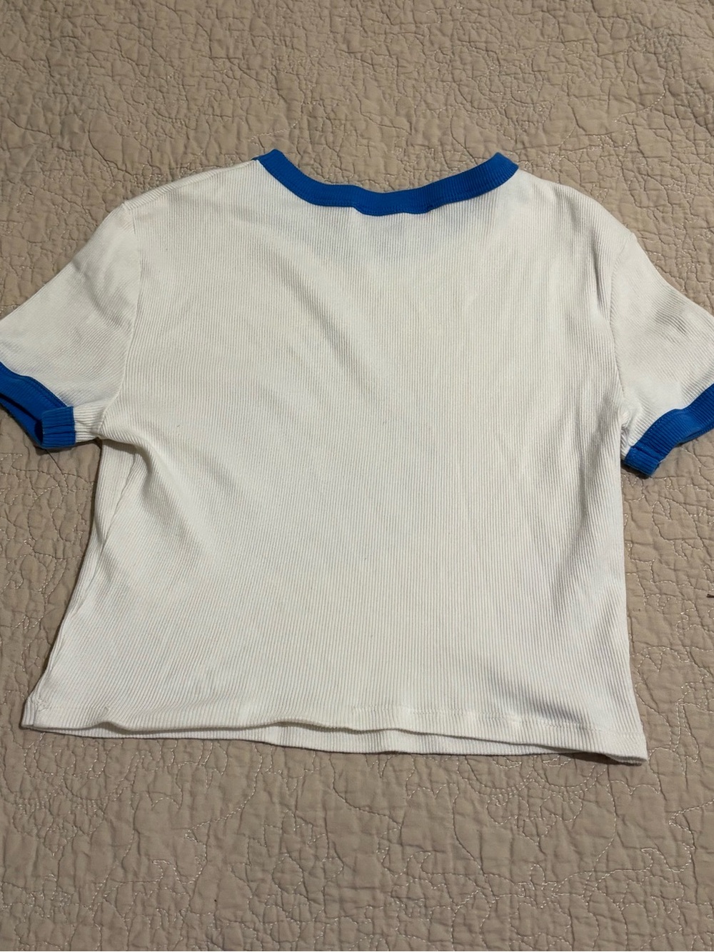 Printed cropped T shirt - Picture 4 of 5